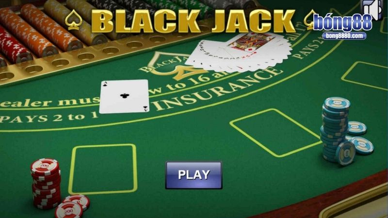 Casino Bong88 Blackjack, game bài siêu dễ, thưởng cực đã