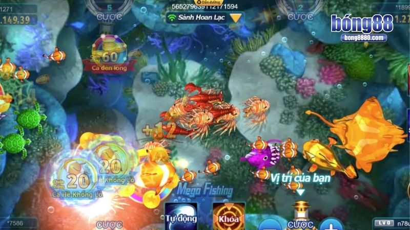 Khám phá game bắn cá Bong88 với đồ họa 3D sắc nét