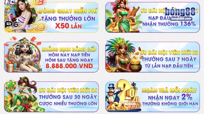 Khuyến Mãi Bong88 Tri ân mừng thành viên mới với ưu đãi siêu hot