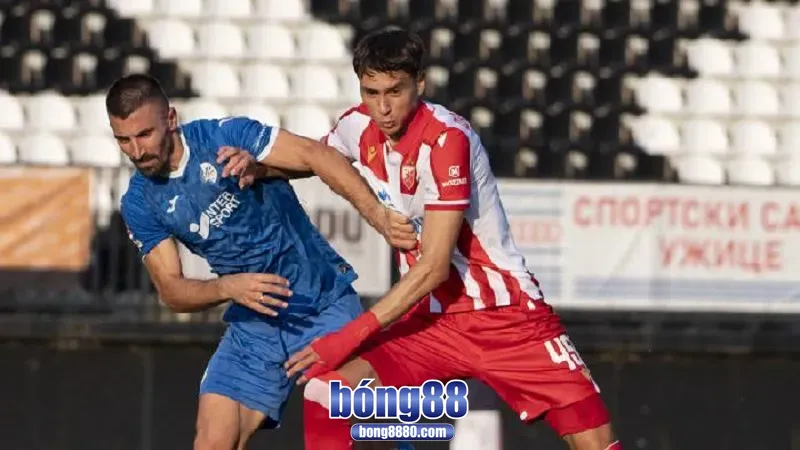 Đội tuyển Crvena Zvezda được đánh giá cao hơn Red Imps