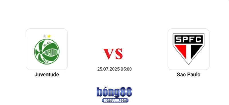 Nhận định Juventude vs Sao Paulo (25/7/2025) tại giải VĐQG Brazil Nhận định Juventude vs Sao Paulo (25/7/2025) tại giải VĐQG Brazil
