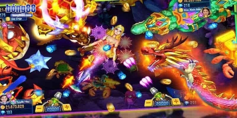 Bắn cá Long vương có chủ đề hấp dẫn