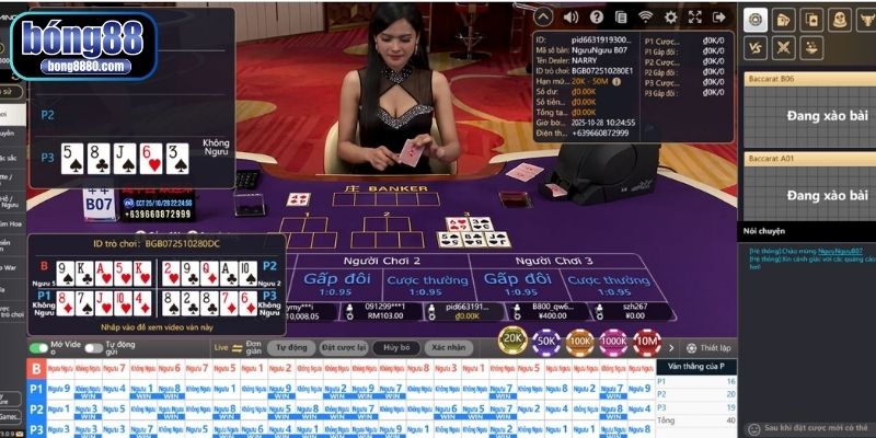 Cách chơi bài Bull Bull chi tiết cho người mới tại Bong88 Có nhiều cửa cược trong một ván bài Ngầu hầm