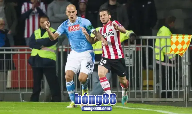 Dự đoán kết quả trận đấu PSV 2-1 Napoli